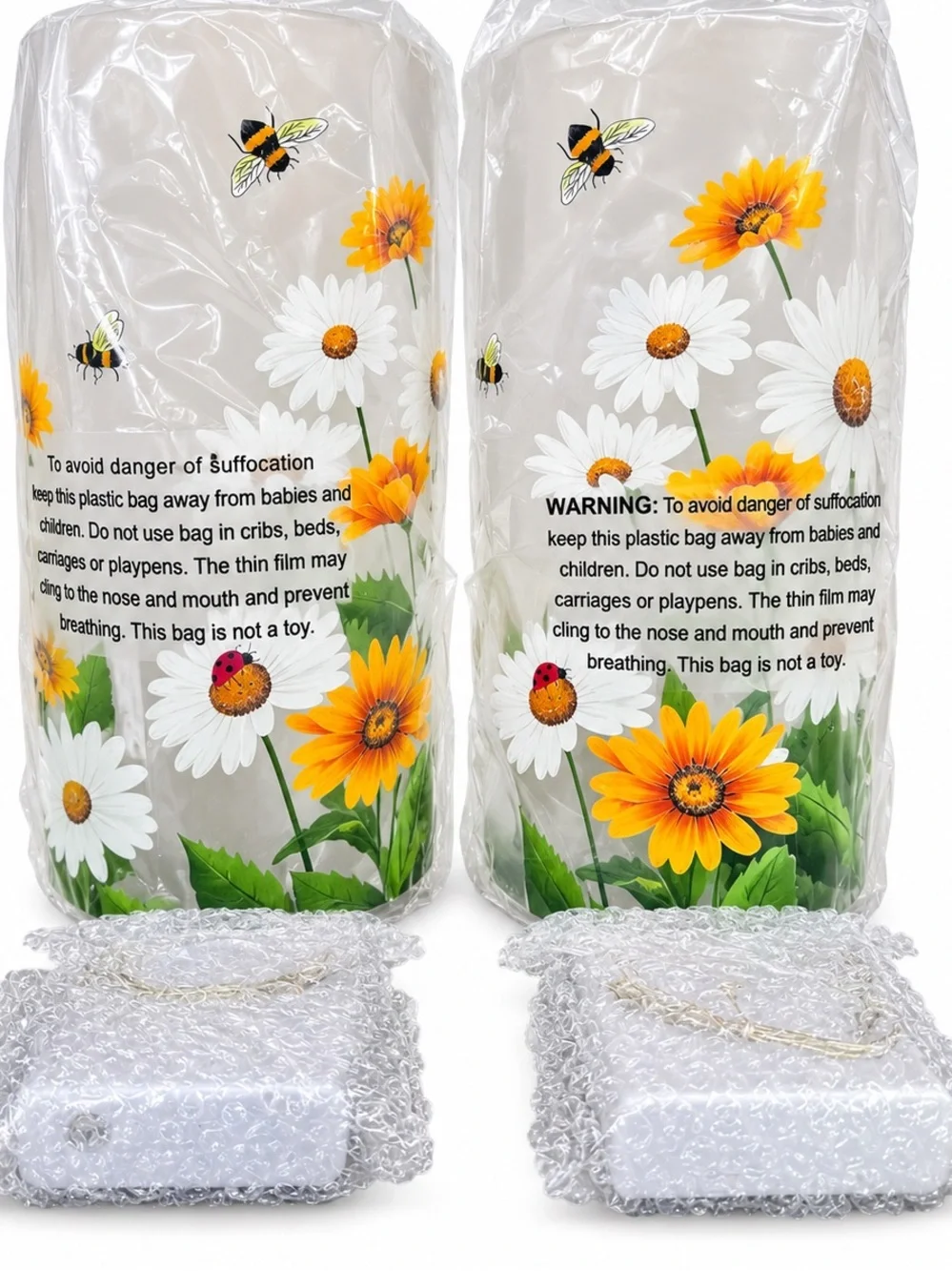 Valerie Parr Hill Illuminated Daisy Hurricane Set of 2 Floral LED Decor